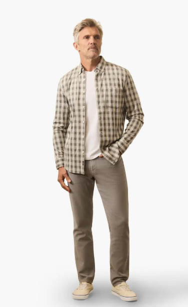 Coastline Knit Shirt- Valley Grounds Plaid